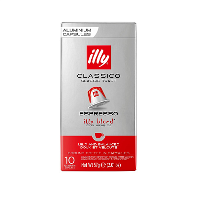 Capsule Nespresso illy Classico 100% Arabica (10 buc)