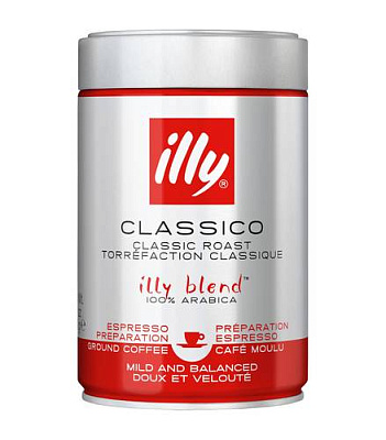 Cafea Măcinată illy Classico 100% Arabica 250 g