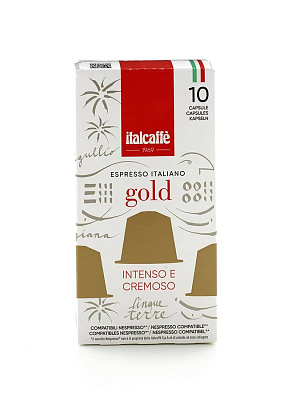 Capsule Nespresso Italcaffè Espresso Italiano Gold – Intenso e Cremoso (10 cps)