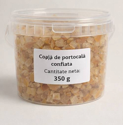 Coaja de portocale confiata 6x6 350 g