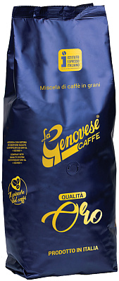 Cafea boabe - La Genovese Oro 80% Arabica 1 Kg