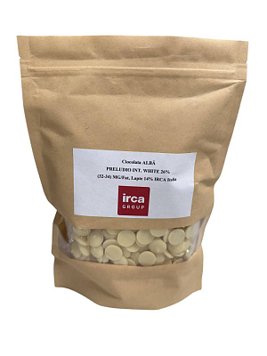 Ciocolata Alba Pastile Preludio 26% 500g