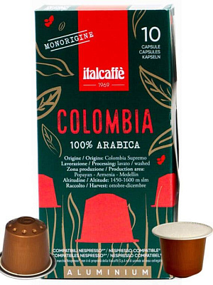 Capsule Nespresso Italcaffè Monorigine Colombia Supremo – 100% Arabica (10cps)