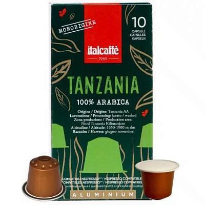 Capsule Nespresso Italcaffè Monorigine Tanzania AA – 100% Arabica (10 cps)